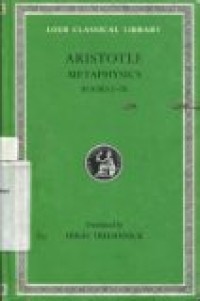 LOEB CLASSICAL LIBRARY METAPHYSICS