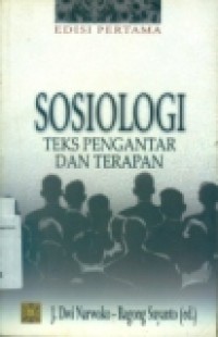 SOSIOLOGI: TEKS PENGANTAR DAN TERAPAN