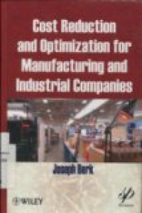 COST REDUCTION AND OPTIMIZATION FOR MANUFACTURING AND INDUSTRIAL COMPANIES