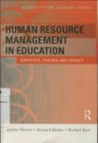 HUMAN RESOURCE MANAGEMENT IN EDUCATION