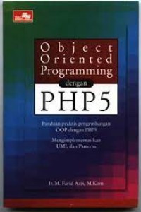 OBJECT ORIENTED PROGRAMMING DENGAN PHP 5