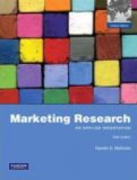 MARKETING RESEARCH: AN APPLIED ORIENTATION GLOBAL EDITION