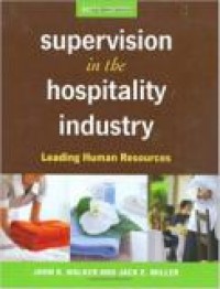 Image of SUPERVISION IN THE HOSPITALITY INDUSTRY
