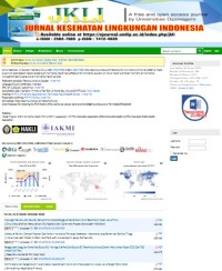 JURNAL KESEHATAN LINGKUNGAN INDONESIA